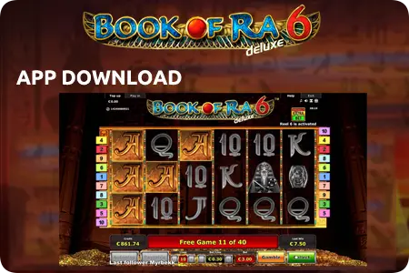 Download Book of Ra Deluxe 6 App