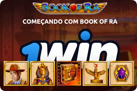 Começando com Book of Ra no 1Win