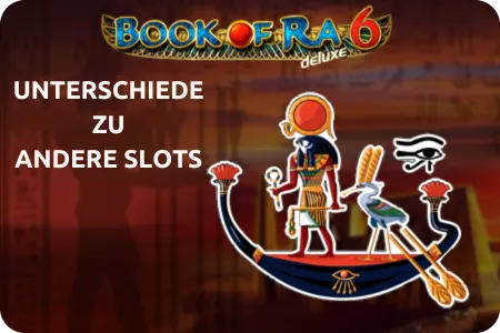 Vergleich von Book of Ra Deluxe 6 mit anderen Slot-Spielen