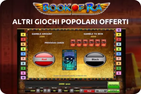 Book of Ra Altri Giochi Popolari