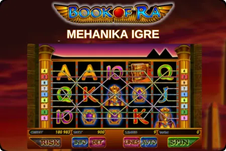 Mehanika Igre book of ra