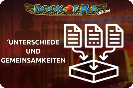 Unterschiede und Ähnlichkeiten book of ra