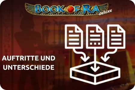 auftritte und unterschiede book of ra